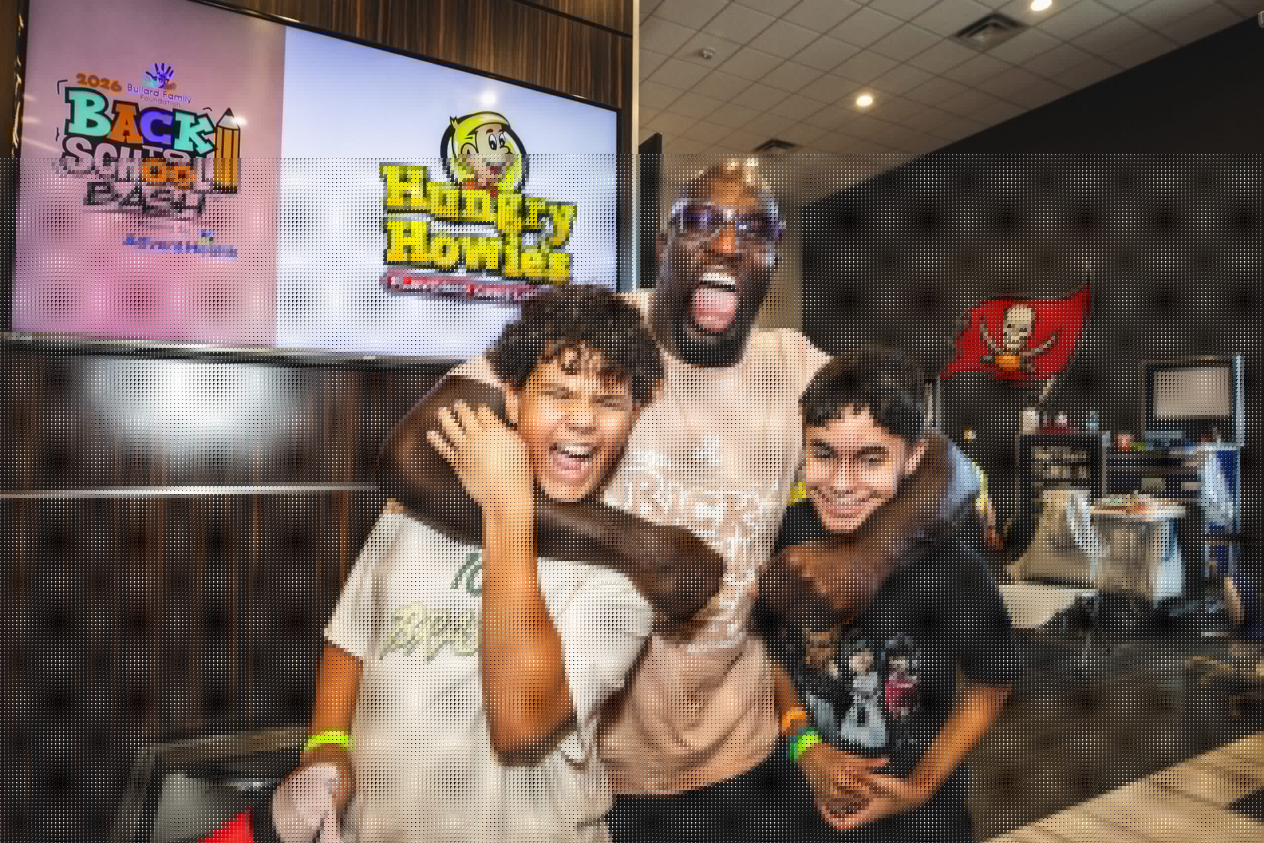 Photos: Titus O’Neil’s back-to-school returns to Tampa, giving kids 30,000 backpacks, plus medical and dental care