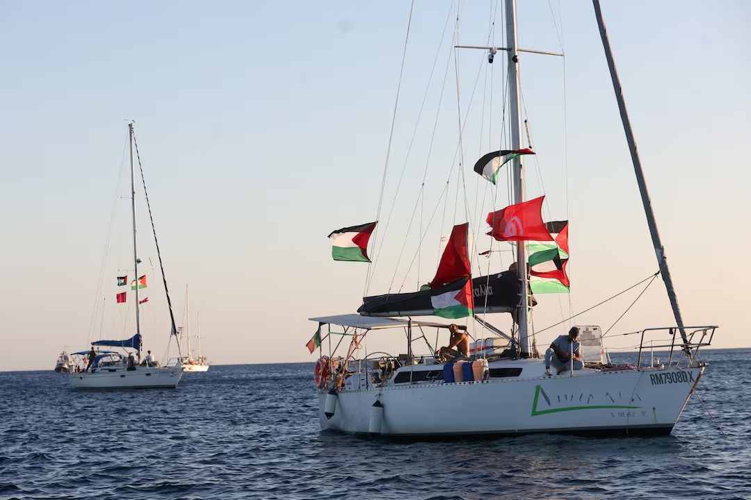 Gaza aid Flotilla faces naval confrontation near blockade