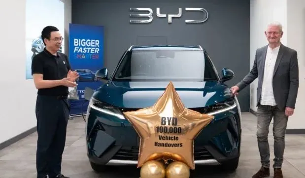 BYD UK passes 100,000 new car registrations