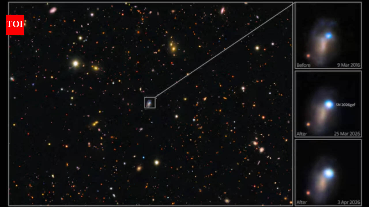 Astronomers catch massive star exploding and track supernova for 3 months