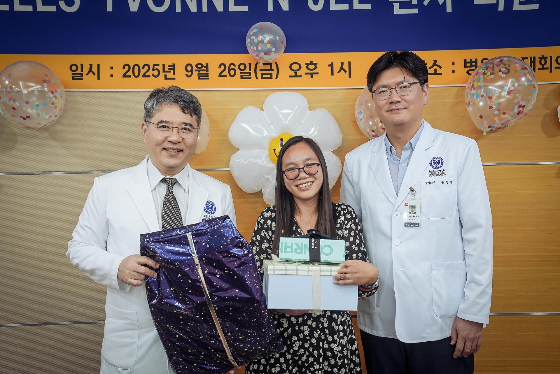 Severance Hospital surgeons restore hand function for Filipino teacher with rare disorder
