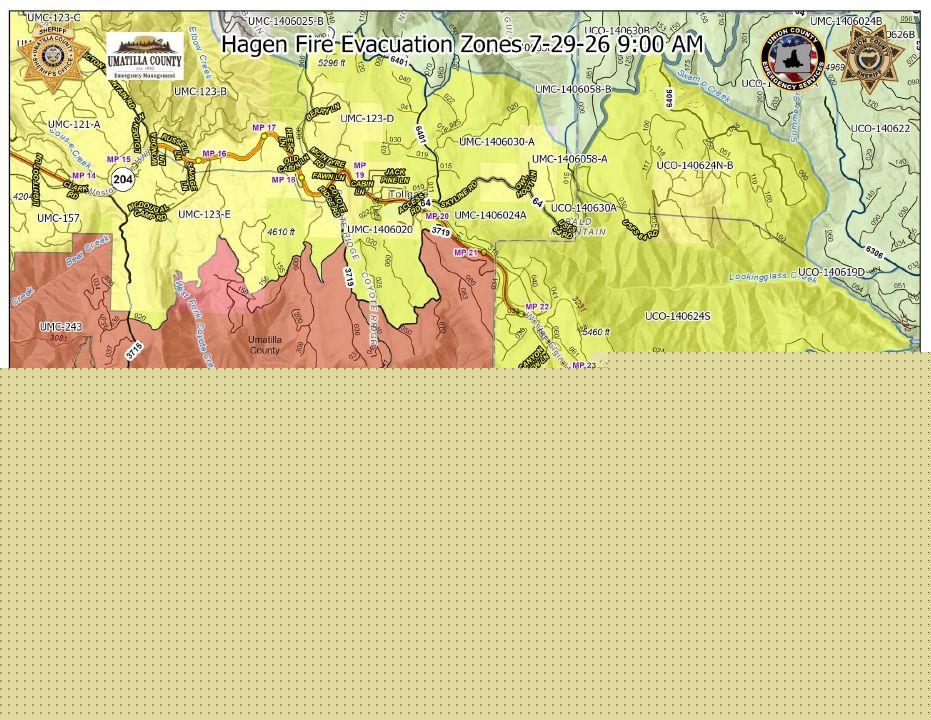 Firefighters advance in containing fires on Umatilla National Forest
