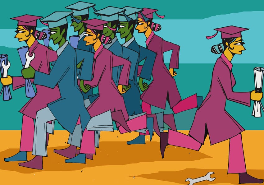 Women choose STEM, but opt out later