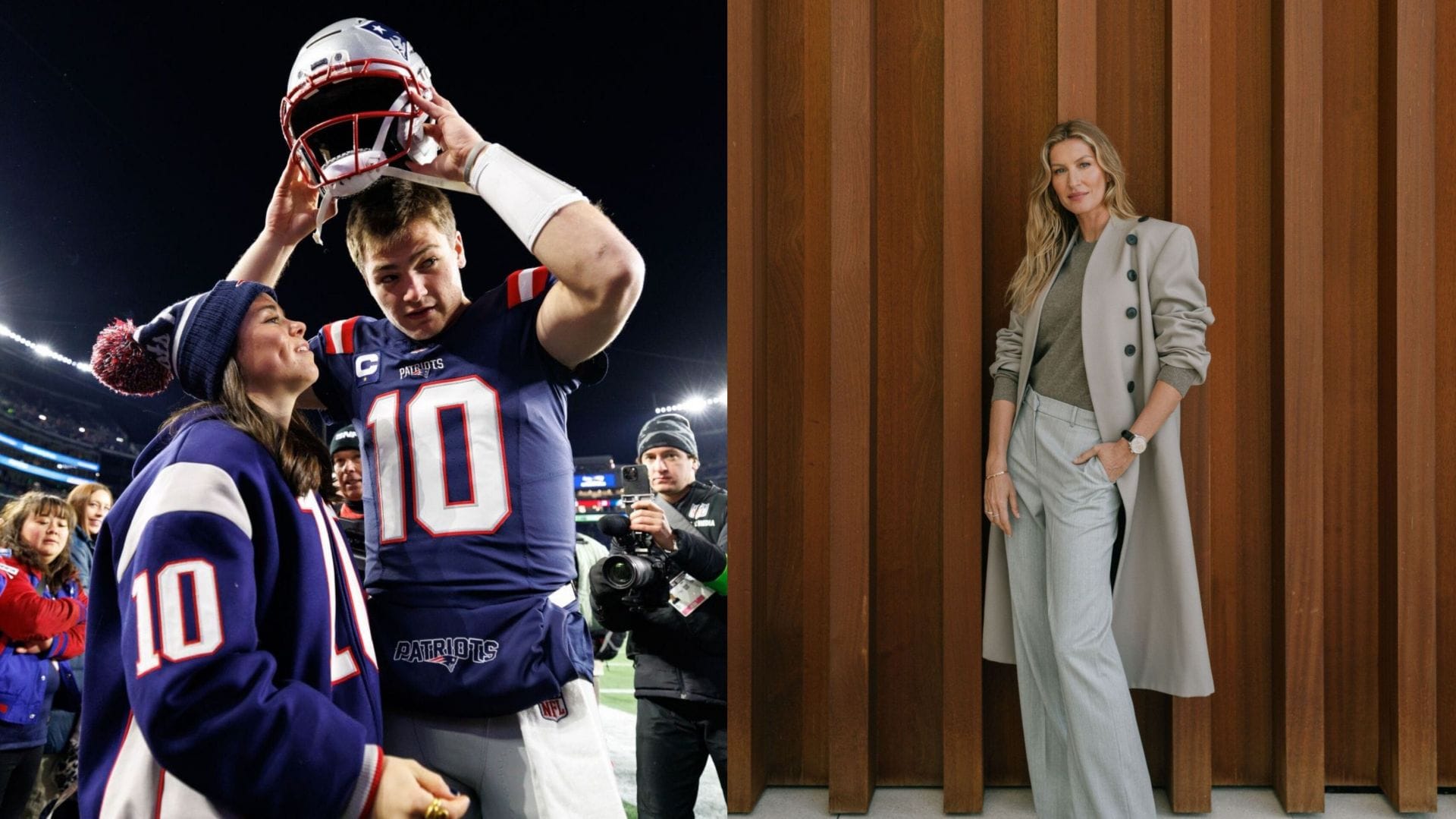 “So much better than Gisele Bündchen”: NFL fans react as Drake Maye gushes over wife Ann Michael for adjusting to life in New England