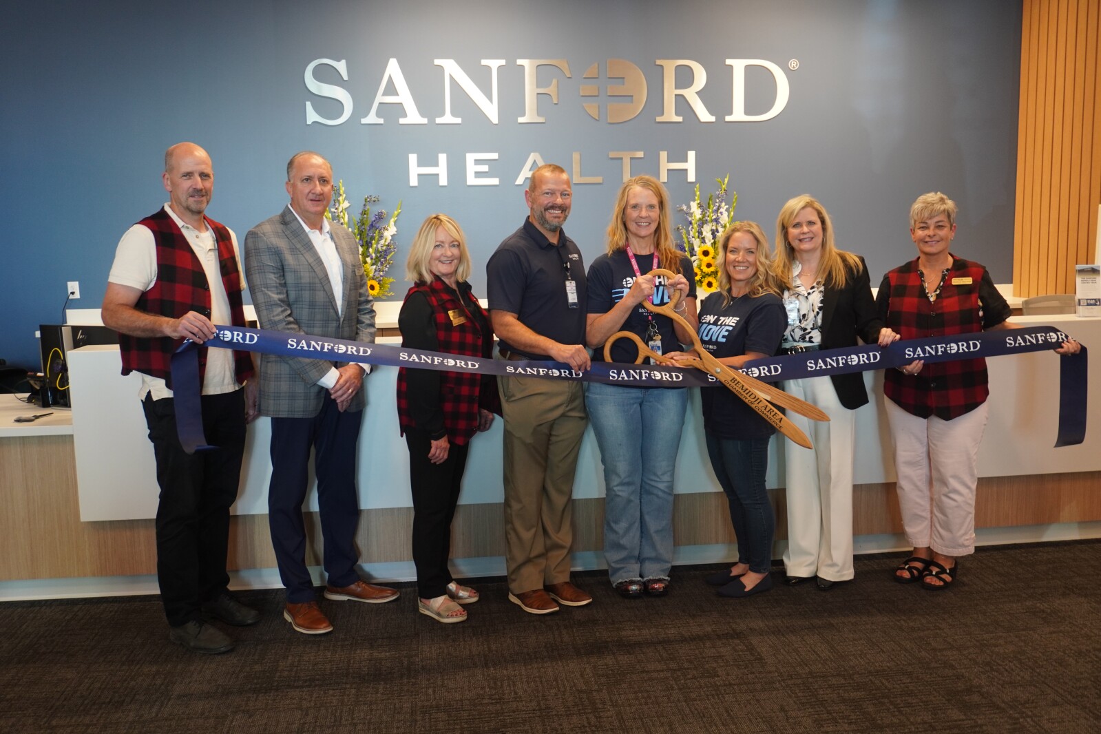 Bemidji Chamber Ambassadors welcome Sanford Bemidji's Peak Center