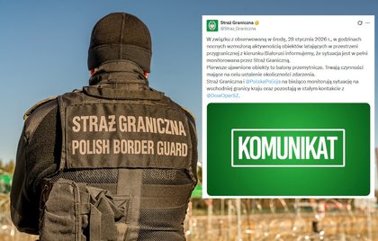 Co wleciało na teren Polski? Jest komunikat Straży Granicznej