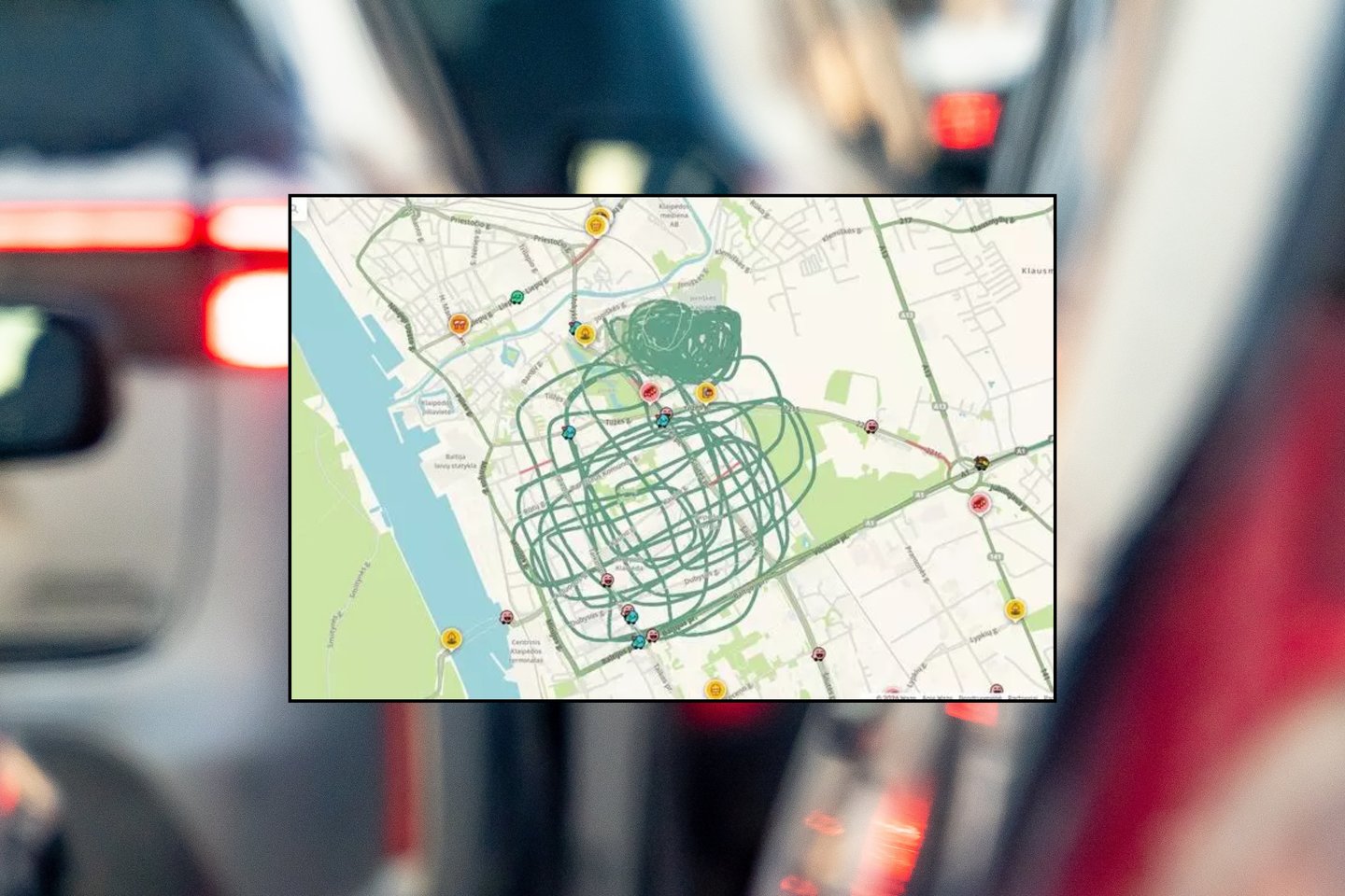 Keliuose Lietuvos miestuose vairuotojai pateko į neįprastą situaciją: įtaria GPS signalo trikdžius