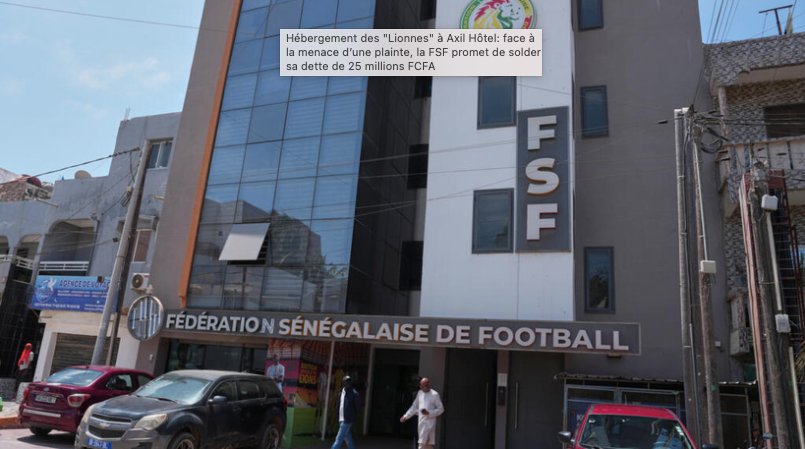 Ministère des Sports : refus de payer les indemnités de Pape Thiaw, la FSF devra payer la note