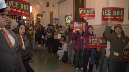Lawmakers show support as ‘ICE OUT' legislation presented to Philly City Council