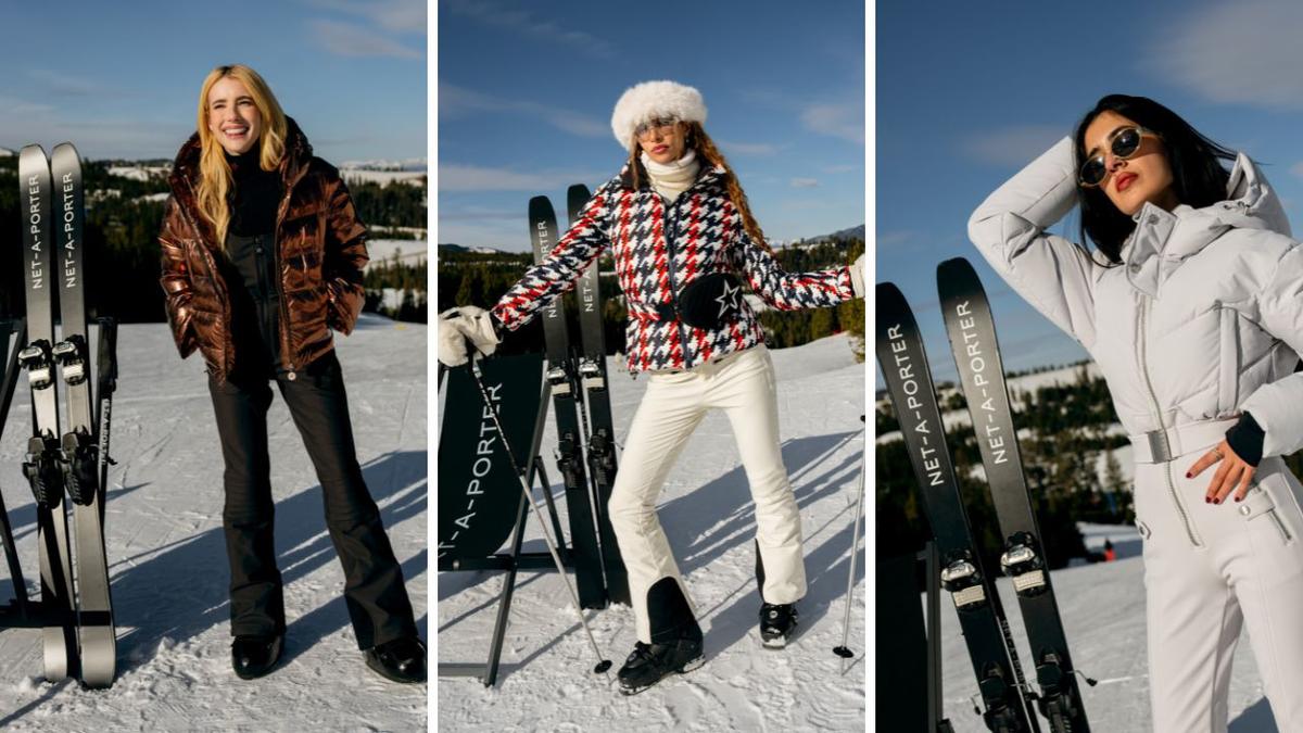 Net-a-Porter drops ‘Destination Ski’ collection complete with snow trip for the stars in Montana