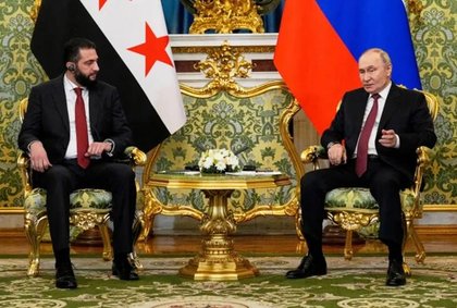 Putin Hosts Syria’s Sharaa As Russian Forces Exit North In Tandem With US Drawdown