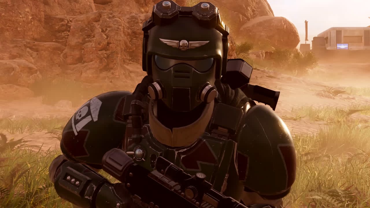 Helldivers 2 - Official Warhammer 40,000 Castellan Creed Warbond Trailer