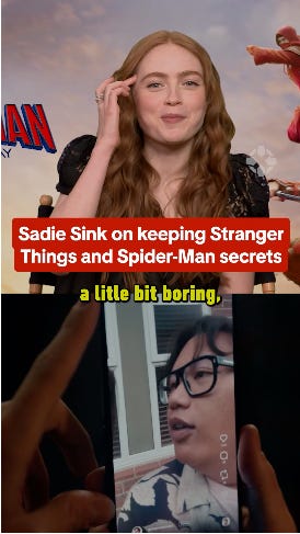 Sadie Sink Knows How to Keep a Secret