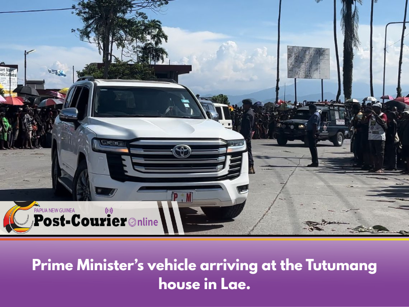 Prime Minister arrives in Lae