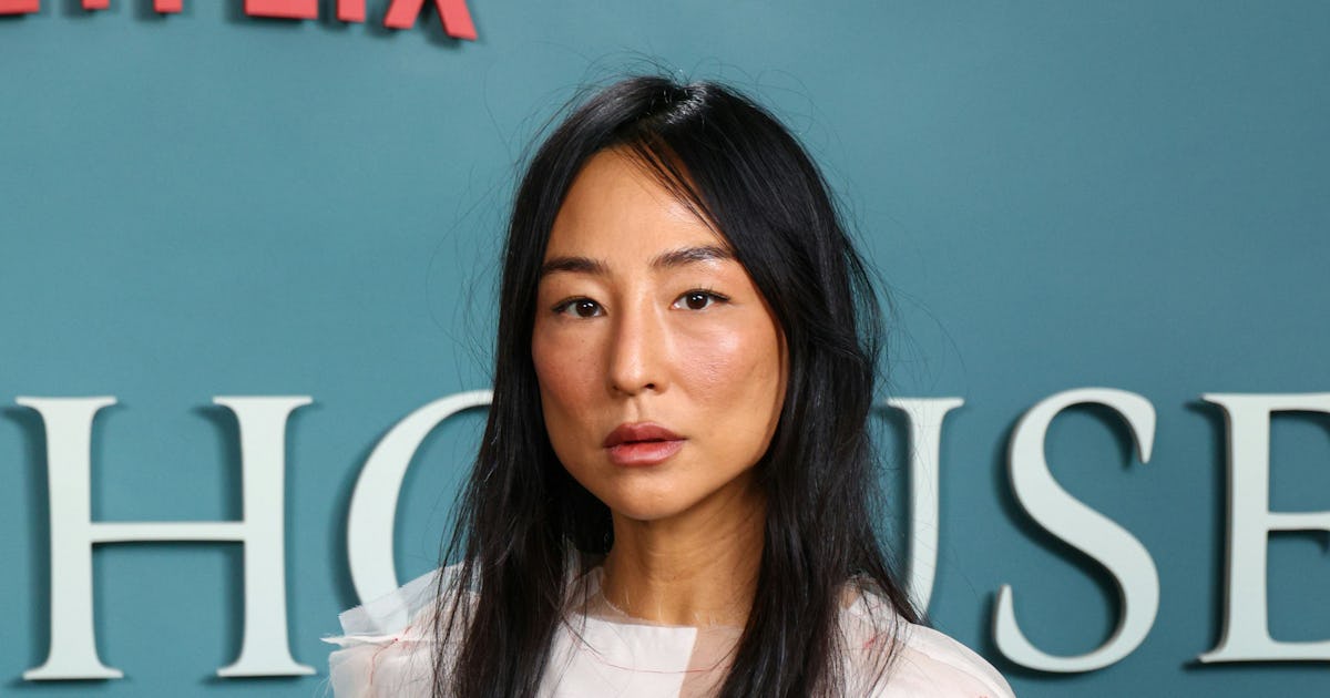 Greta Lee’s Blouse Looks Unfinished and Inside Out-—It's Intentional
