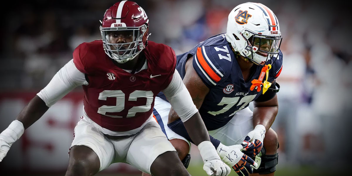 VIDEO: Epic Senior Bowl practice moment pits Alabama and Auburn stars against each other