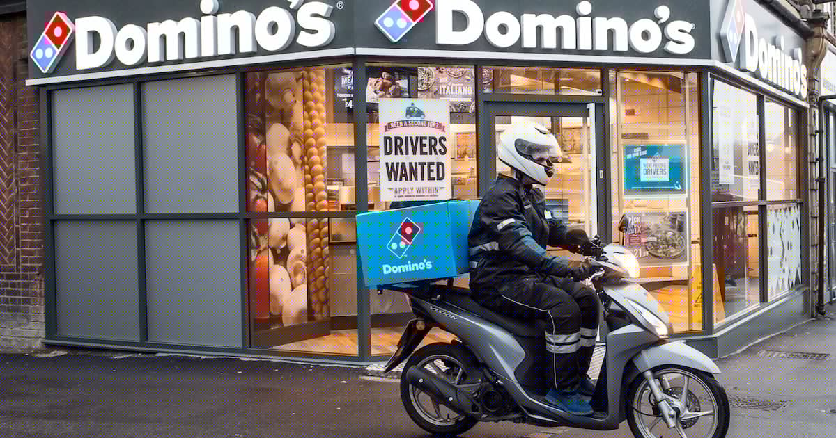 Domino’s delivered an extra 45,000 orders on England vs DR Congo matchday