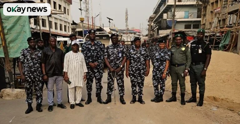 Police Step Up Patrols As Anambra Enforces One-Week Shutdown Of Onitsha Main Market