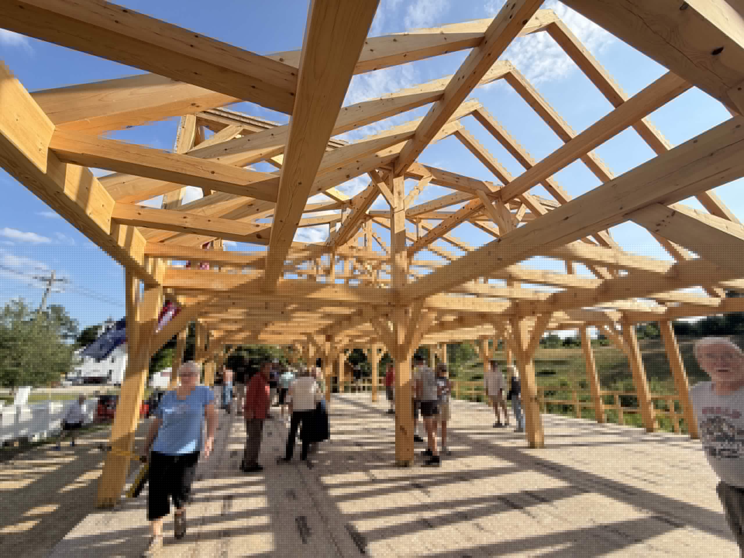 Francestown neighbors visit historic Levi Woodbury estate reconstruction