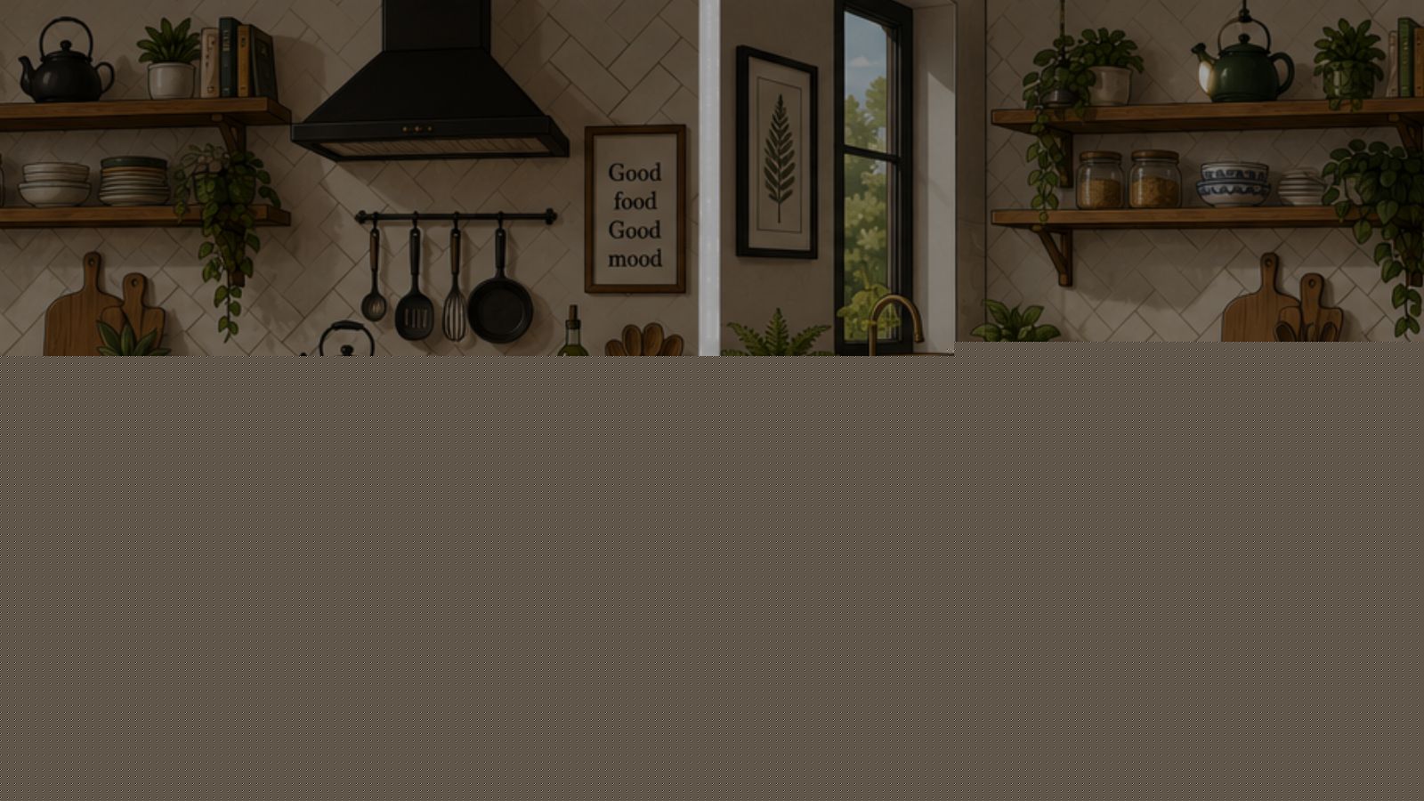 Only the sharpest eyes can spot all 8 differences in this kitchen puzzle