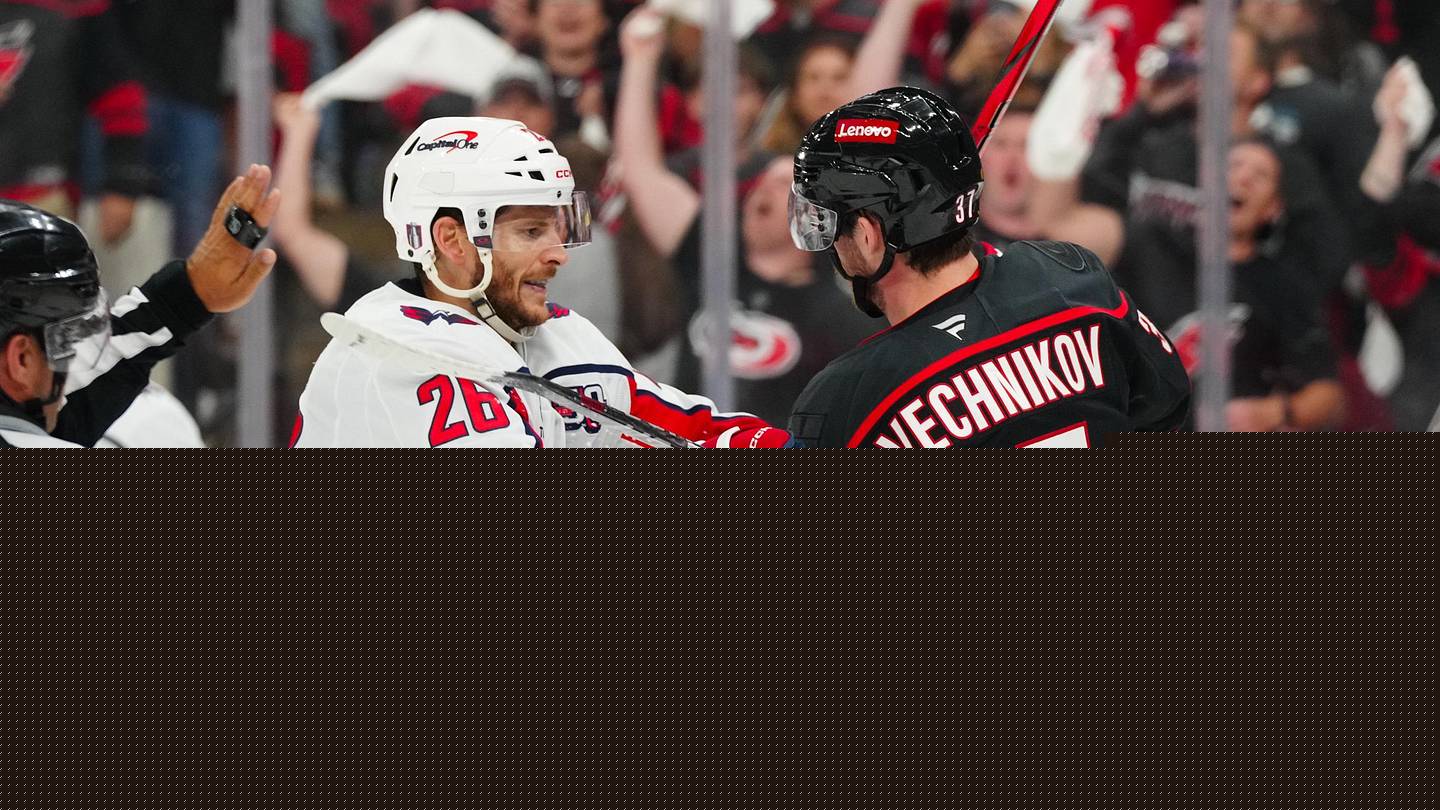 Capitals get shutout in Game 3 to Hurricanes