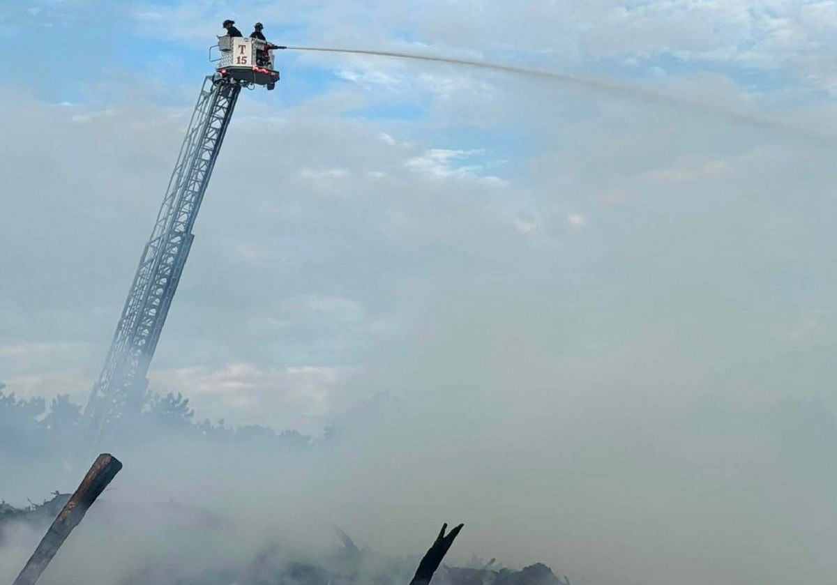 The ACUA Atlantic County Landfill is Burning