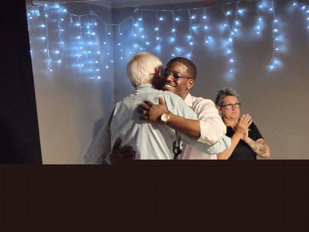 Gov. Tony Evers Rallies with Milwaukee Co. Exec David Crowley in Appleton
