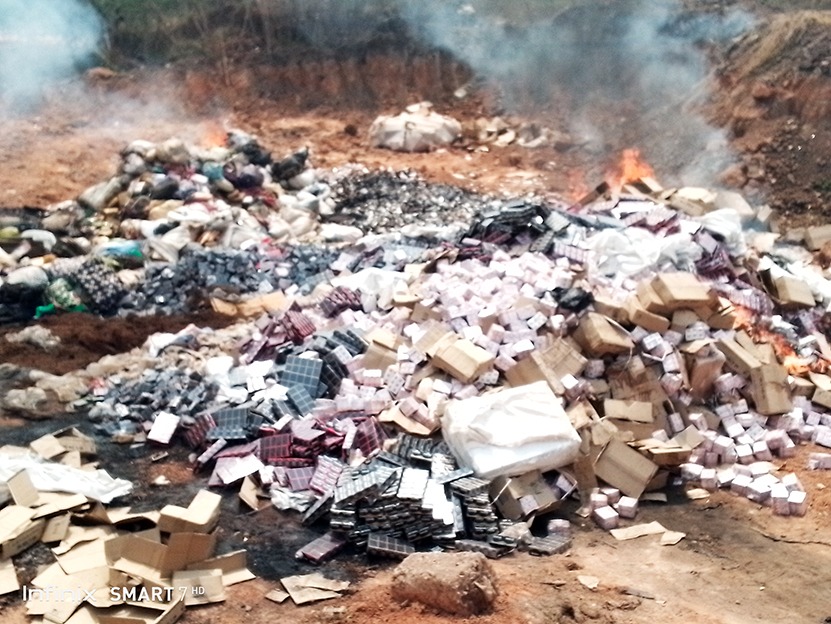 Police destroy seized illicit drugs and sex enhancement substances