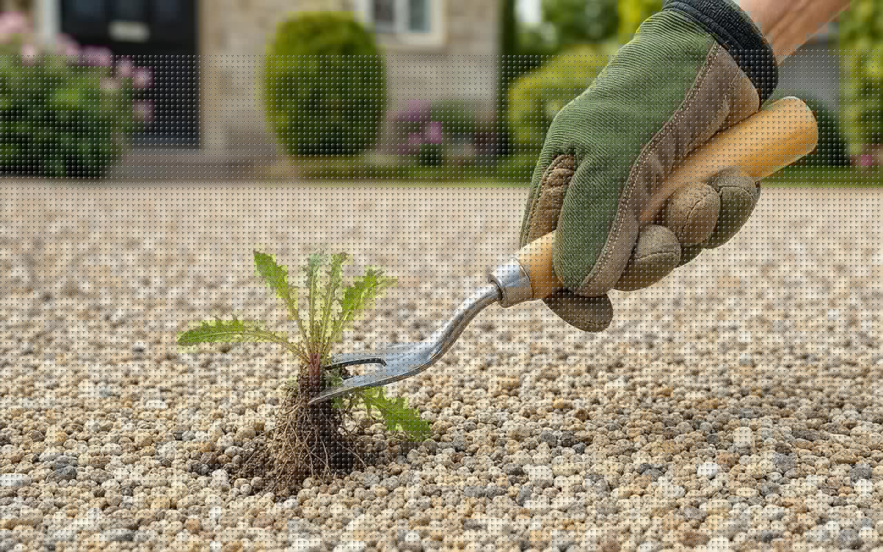 Tired of weeds in gravel driveways? Here's the small hand tool you should use instead of a screwdriver now