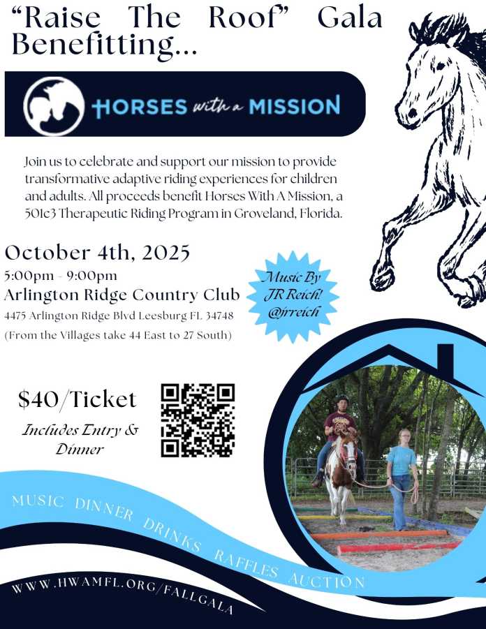 Horses with a Mission Hosting Annual Fall Gala on Oct. 4