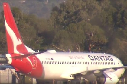 Adelaide-bound Qantas flight forced to divert and land at RAAF base