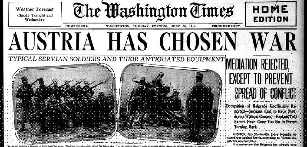 ΣΑΝ ΣΗΜΕΡΑ – 28 Ιουλίου 1914: Η στιγμή που ξεκίνησε ο Πρώτος Παγκόσμιος Πόλεμος