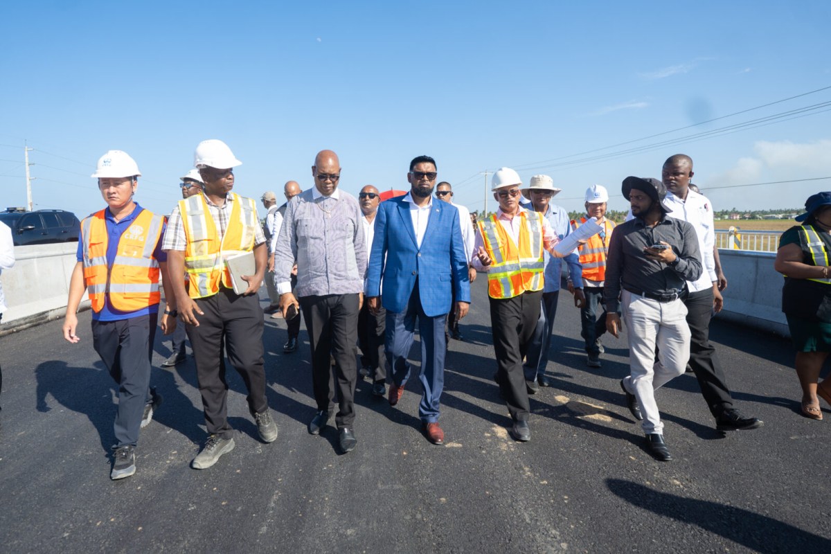 President Ali inspects East Coast corridor project