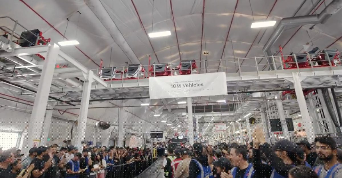 Tesla hits 10 million vehicles — but its EV growth has stalled