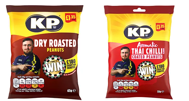 KP Nuts launches on-pack Luke Littler promo