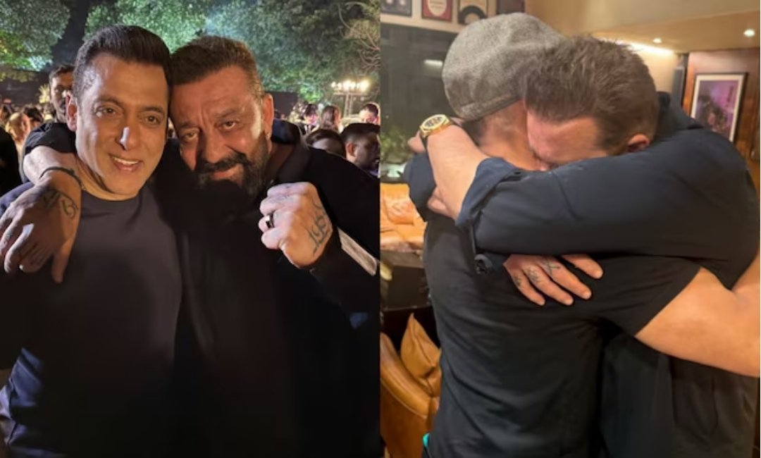 Salman Khan Celebrates Bond With Sanjay Dutt