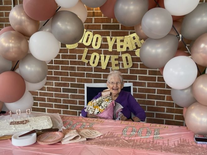 Agnes Carter celebrates 100 years