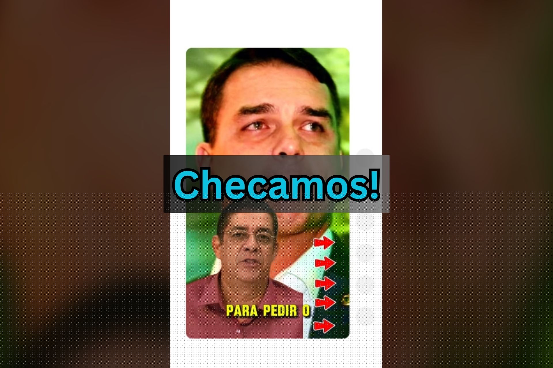 É falso que Zeca Pagodinho tenha gravado vídeo declarando apoio a Flávio Bolsonaro nas eleições