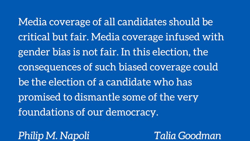 Phil Napoli & Talia Goodman: Have the News Media Learned to Cover a Female Presidential Candidate? Democracy’s Future May Depend on the Answer