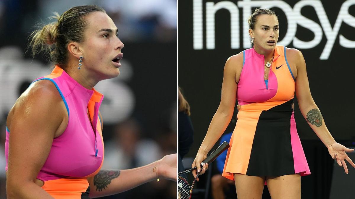 Aryna Sabalenka blows up at chair umpire over hindrance call before booking spot in Australian Open final