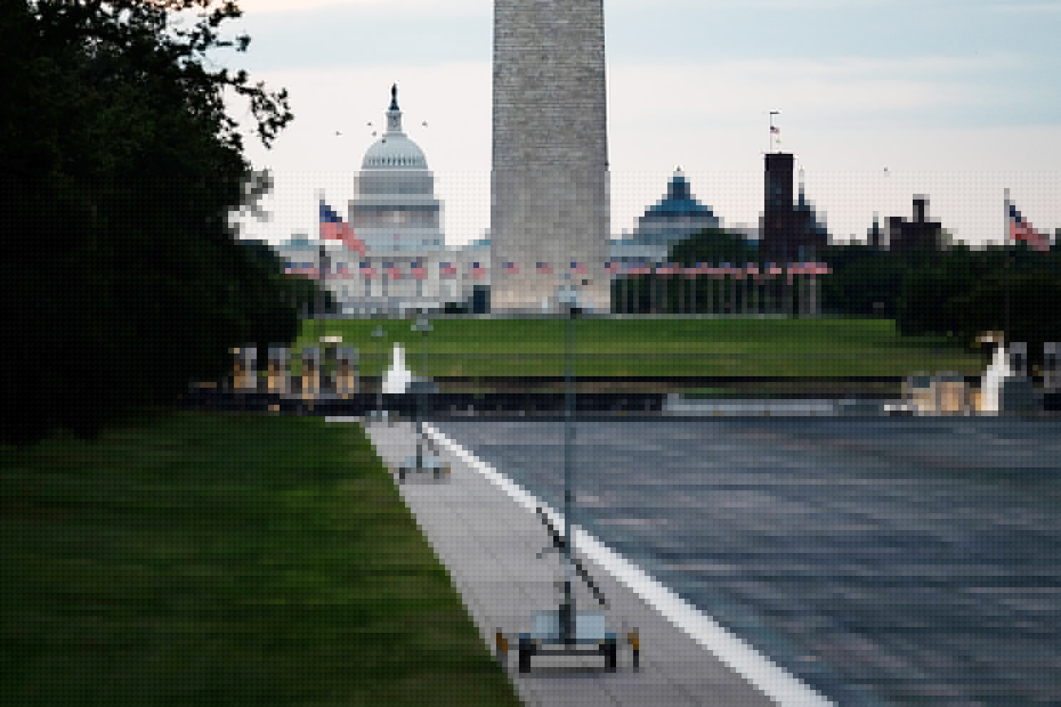 Reflecting pool vandalism case dropped, much to Trump’s chagrin