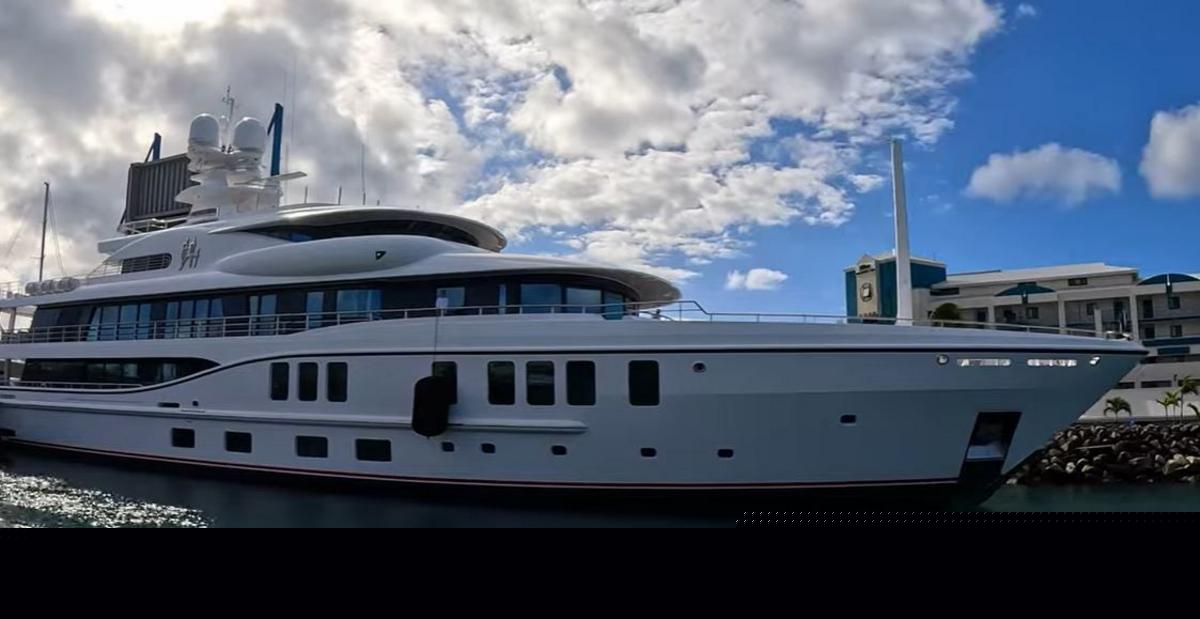 Massive Superyacht Visits Coastal Maine