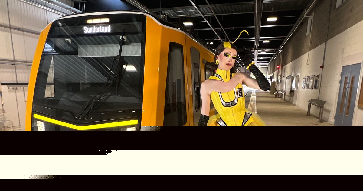 South Shields' Sally TM dresses as a Metro train for 'iconic' look on Drag Race UK