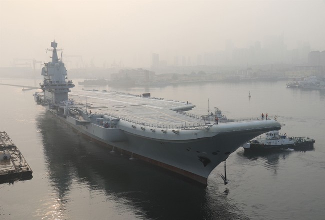 Watch: China's New Aircraft Carrier Demonstrates Aircraft Launch, Recovery