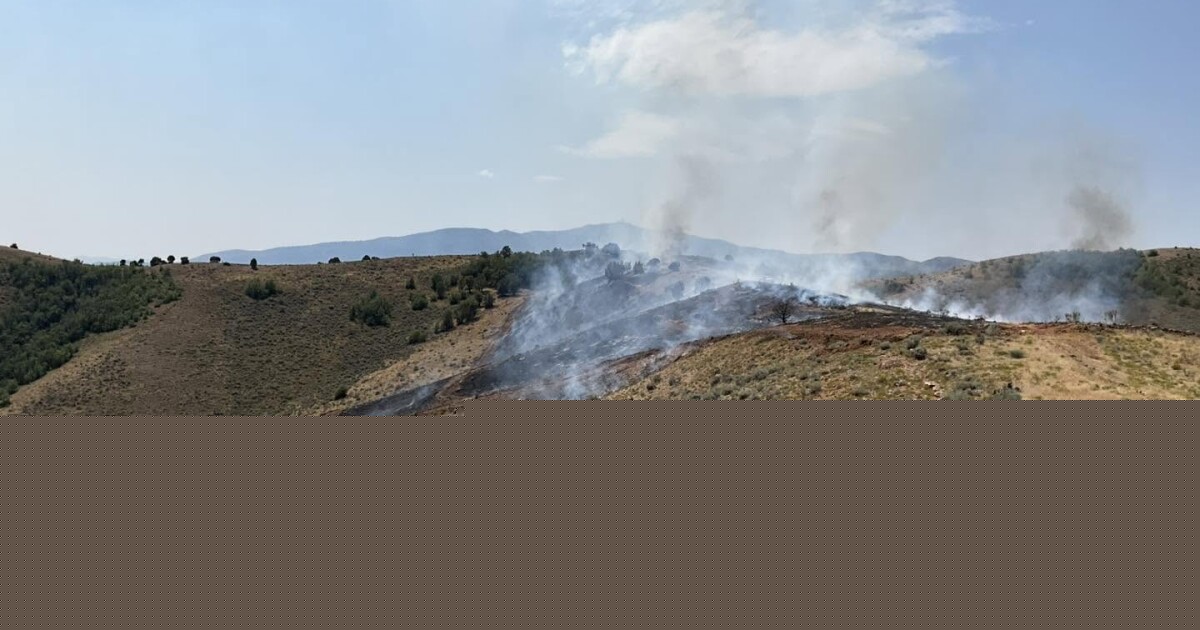 12-acre wildfire sparks west of Echo Reservoir in northern Summit County