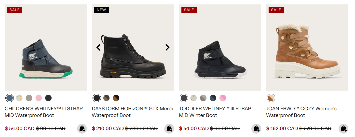 Sorel Canada: Sale up to 40% off