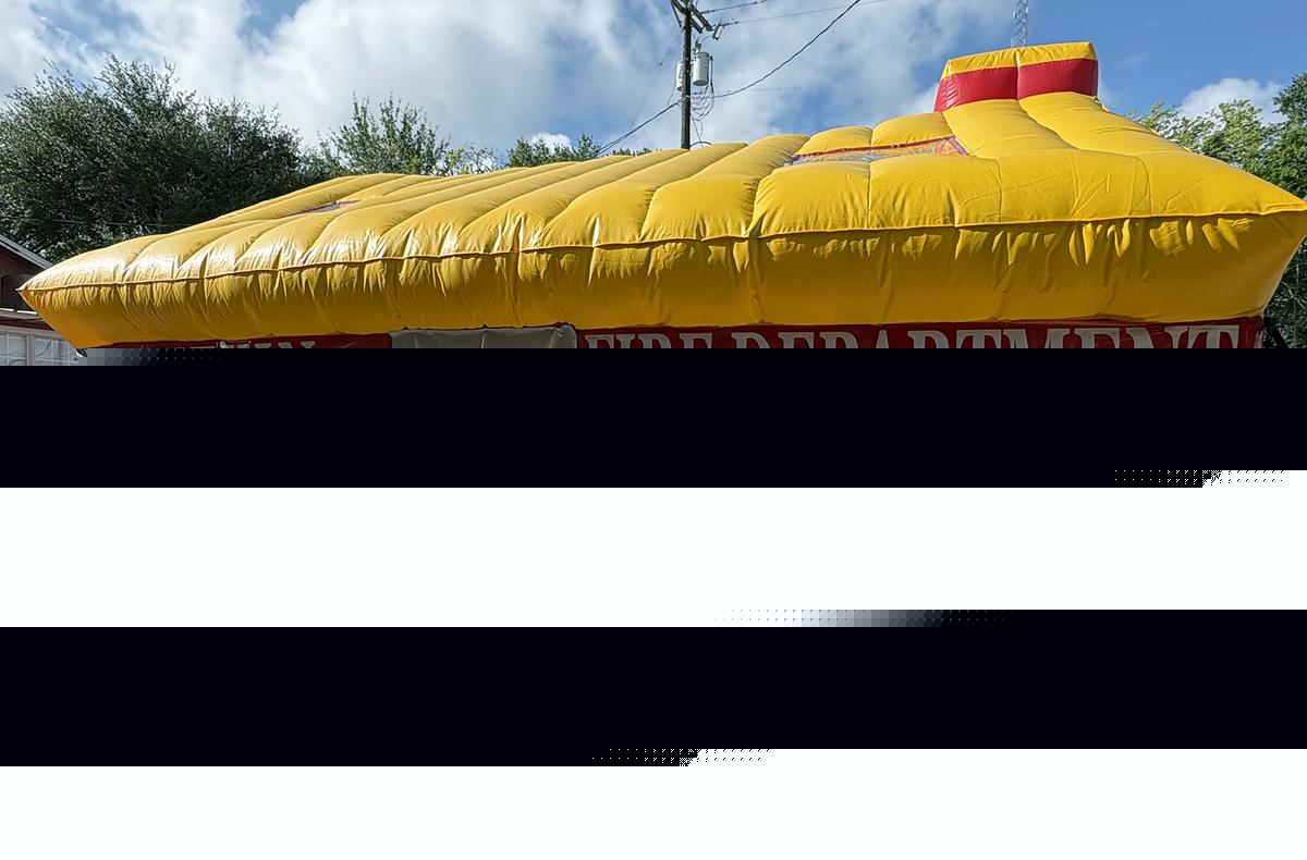 Lufkin Firefighters Introduce An Inflatable House to Teach Safety