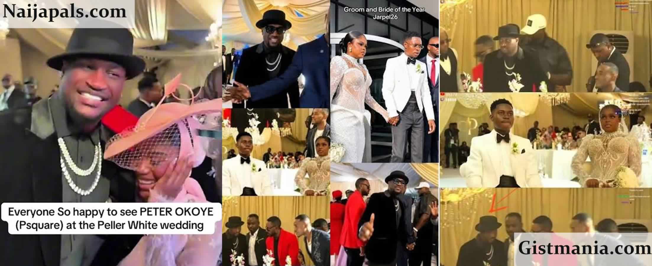 Peter Okoye Steps Out for Peller, Jarvis’ Wedding Despite Ongoing Family Rift (Video)
