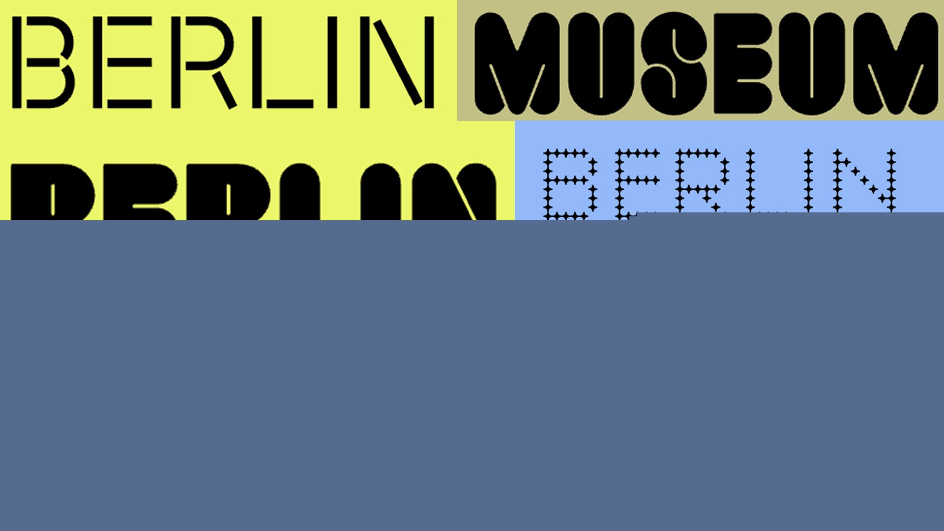 Berlin Museum breaks the rules of branding with EIGHTY-ONE different logos