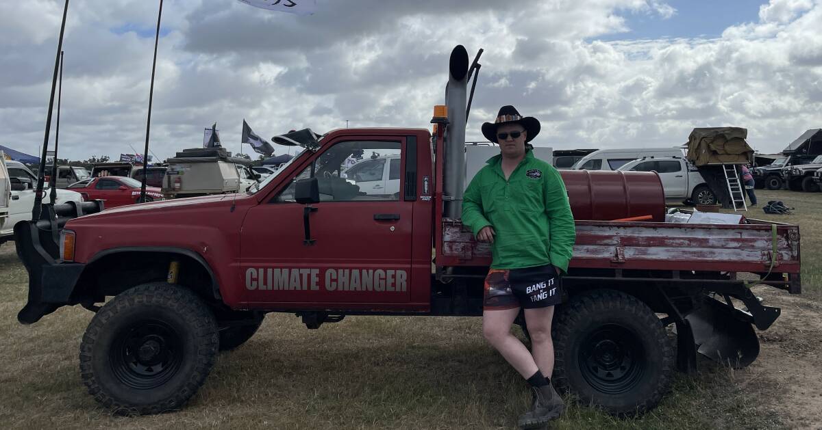 Matt's been to plenty of BnS balls, but this is his first Deni Ute Muster